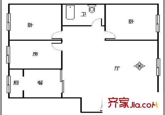 戎锦花园 户型图