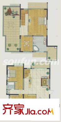 银海城市花园户型图Y8 4室2厅2卫1厨
