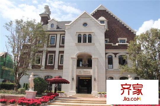 俊发九夏云水售楼部正面(2013.9.12)