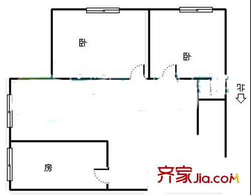 世纪广场 3室 户型图