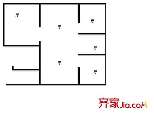 昆明世纪广场 2室 户型图