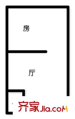 上海沙龙三期 1室 户型图