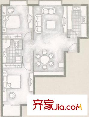 幸福家园户型图2