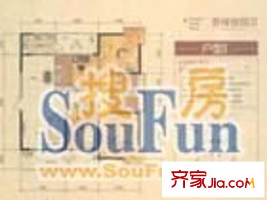 幸福家园 3室 户型图
