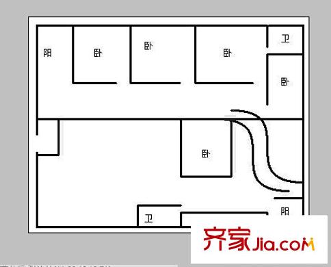 森林湖 5室 户型图