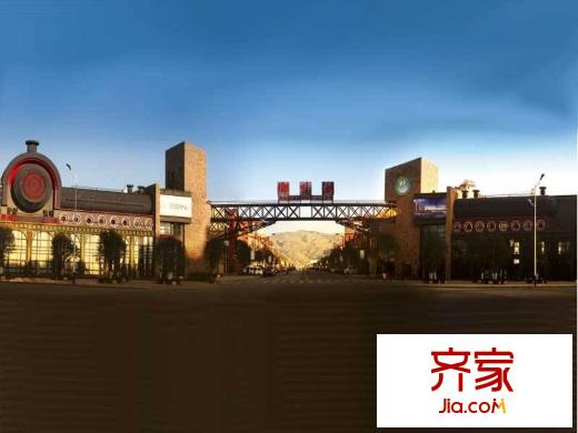 乡鸭湖大门全景图(2011.3.25)