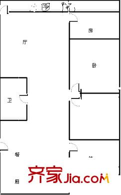 文华苑4室 户型图