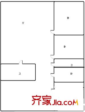 文华苑 4室 户型图