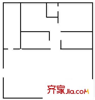 东方广场 3室 户型图