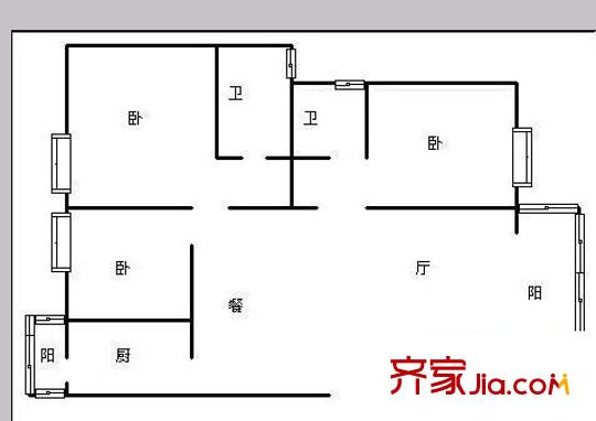 凤凰城 0室 户型图