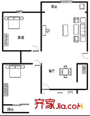 金色家园 户型图