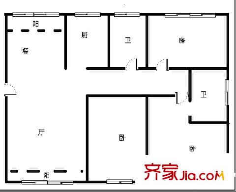 金色家园 户型图