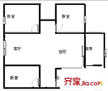 金色家园 户型图
