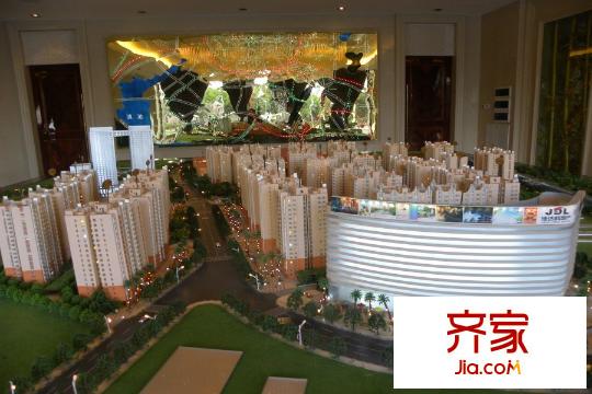 别样幸福城项目沙盘图(2014-10-23)