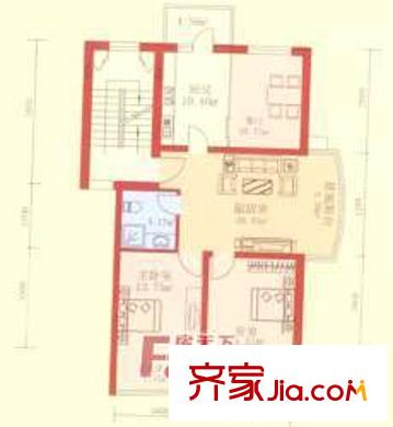哈尔滨 世财滨江音乐花园 户型图