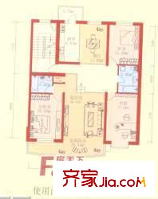 哈尔滨 世财滨江音乐花园 户型图