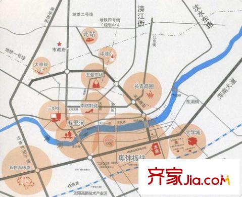 万科新里程交通图区位图