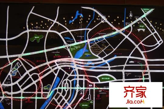 盛天小世界营销中心交通图(2015-9)