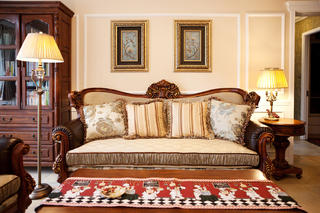 美式风格三居设计沙发图片