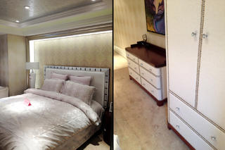 大户型中式后现代装修卧室布置图