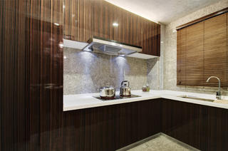 高端复式样板房设计厨房布局图