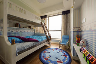 三居室现代风格家儿童房搭配图