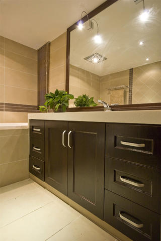 175平新中式之家浴室柜图片