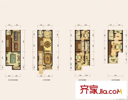 金溪园A1户型 5室2厅4卫1厨