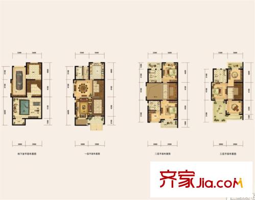 金溪园B6户型 5室2厅4卫1厨