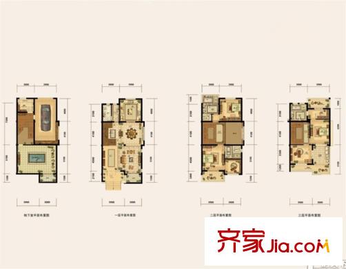 金溪园B5户型 5室2厅4卫1厨