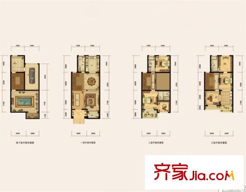 金溪园C2户型 5室2厅4卫1厨