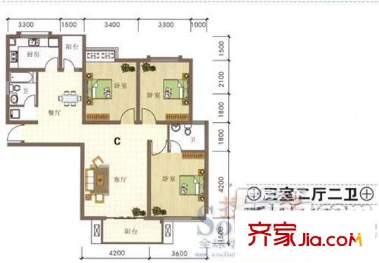 合肥红皖家园户型图-齐家网小区库