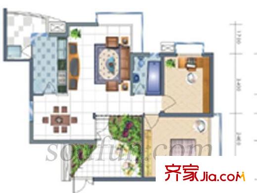 小天鹅花园 户型图