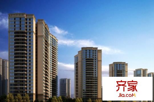 鸥鹏凤凰国际新城外景图一期外立面沿街效果图