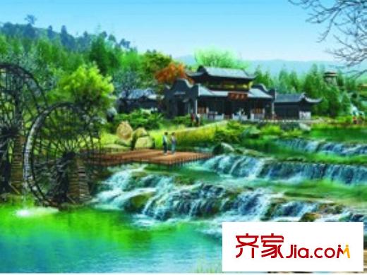 鸥鹏凤凰国际新城配套图周边璧山湿地公园