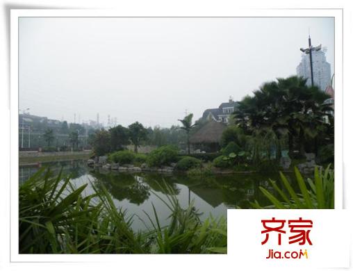隆鑫花漾湖实景图