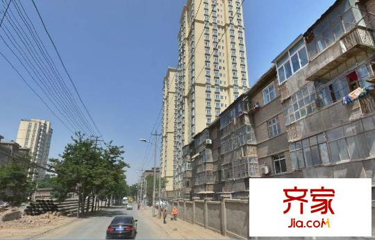 兰州面粉厂家属院外景图