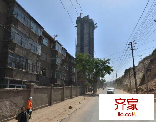 兰州面粉厂家属院外景图