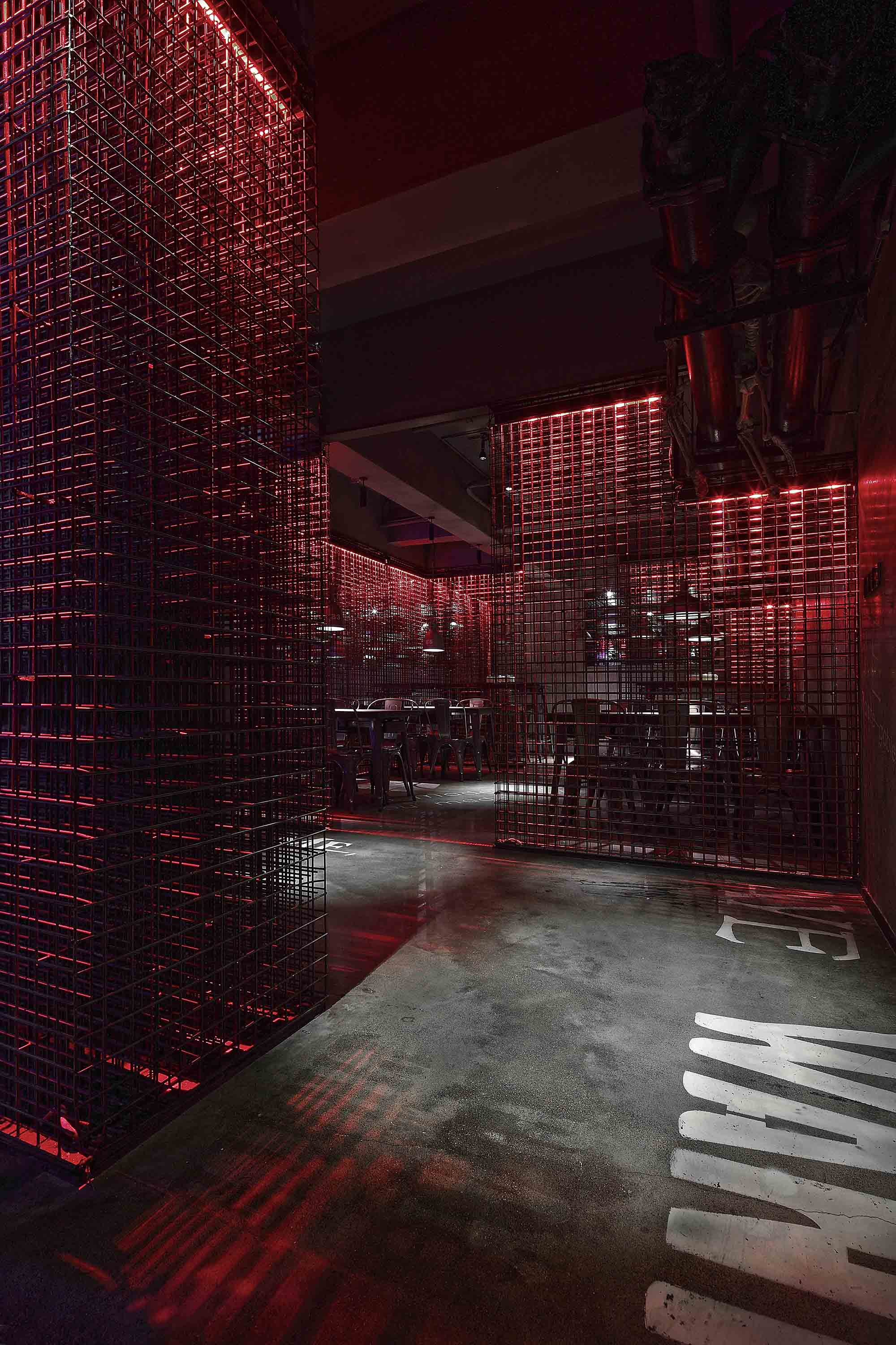 酒吧餐饮空间装修餐厅区设计图