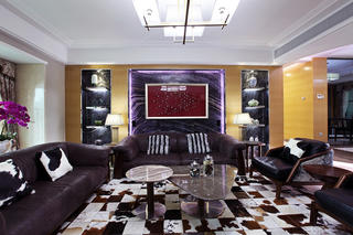 现代都市风格之家沙发背景墙图片