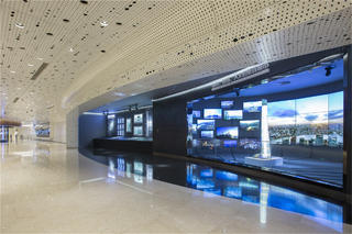 上海中心观光展示厅布置图