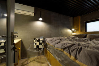 60平Loft工业风设计卧室效果图