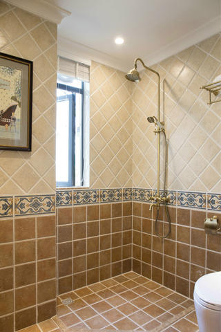 美式地中海混搭淋浴房设计