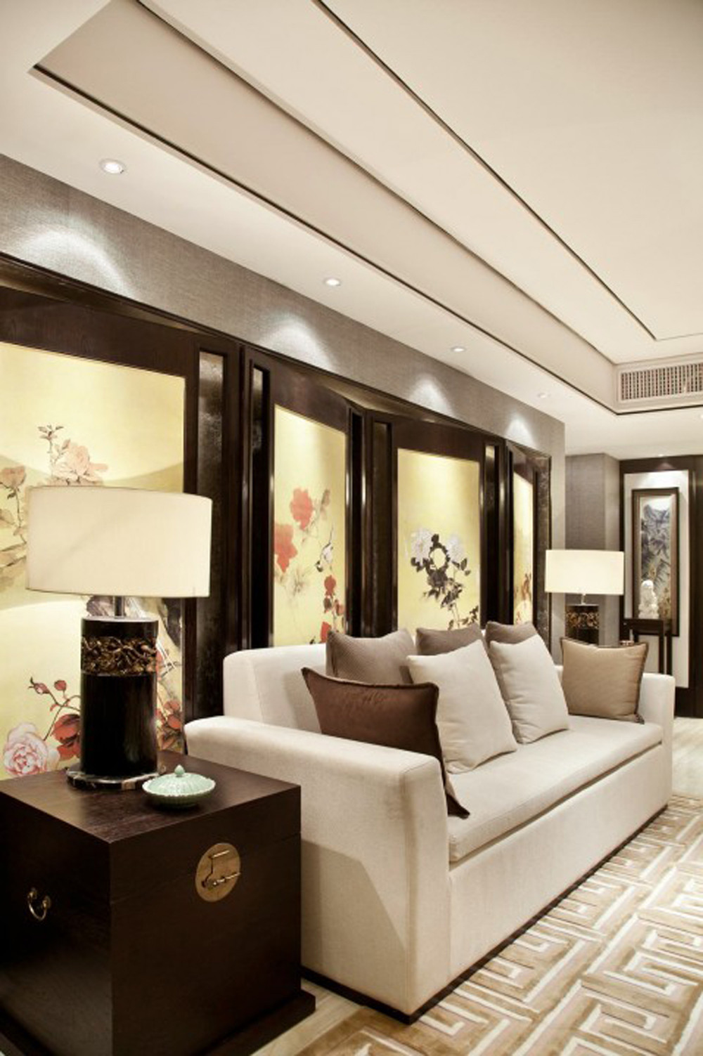 中式三居装修沙发图片