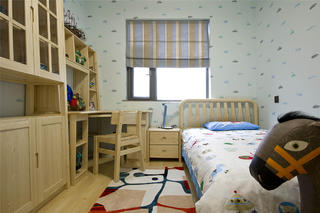 120平现代简约家儿童房设计图