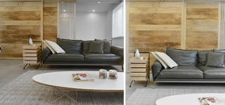 二居室北欧风格家沙发墙设计