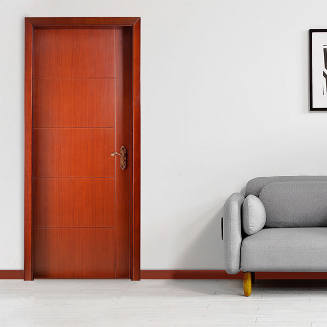 成都川王木门指接实木烤漆卧室门ck33-1