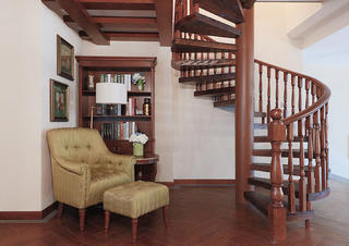 美式别墅装修楼梯图片