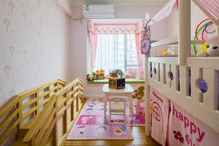 美式三居装修儿童房设计图