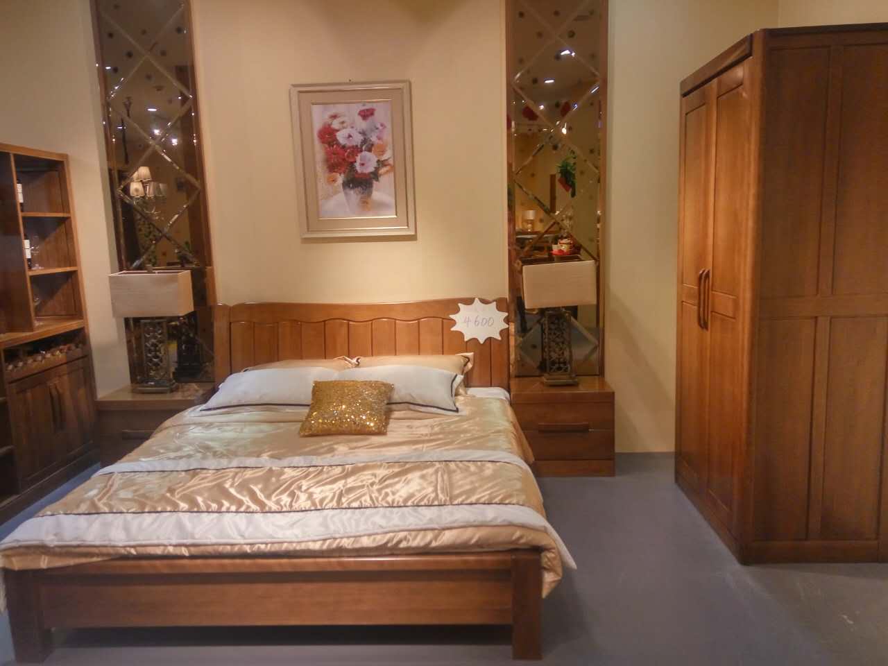 瑞丰家具 615#榉木大床